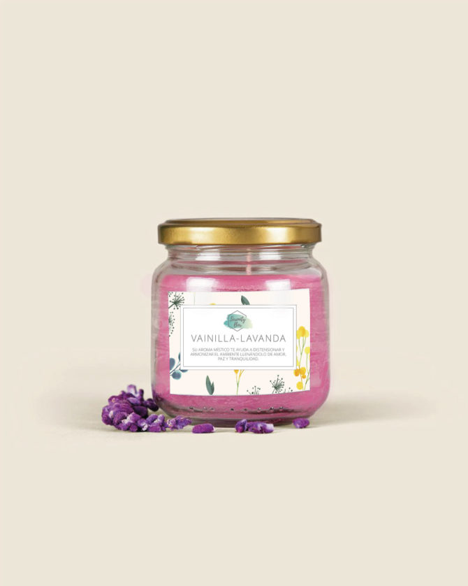 VELA LAVANDA VAINILLA