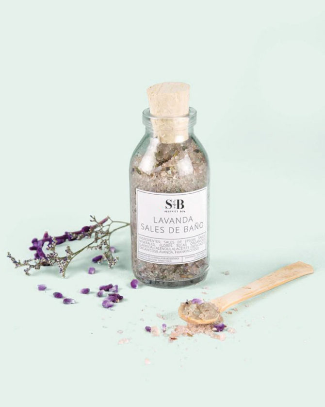 SAL DE BAÑO DE LAVANDA